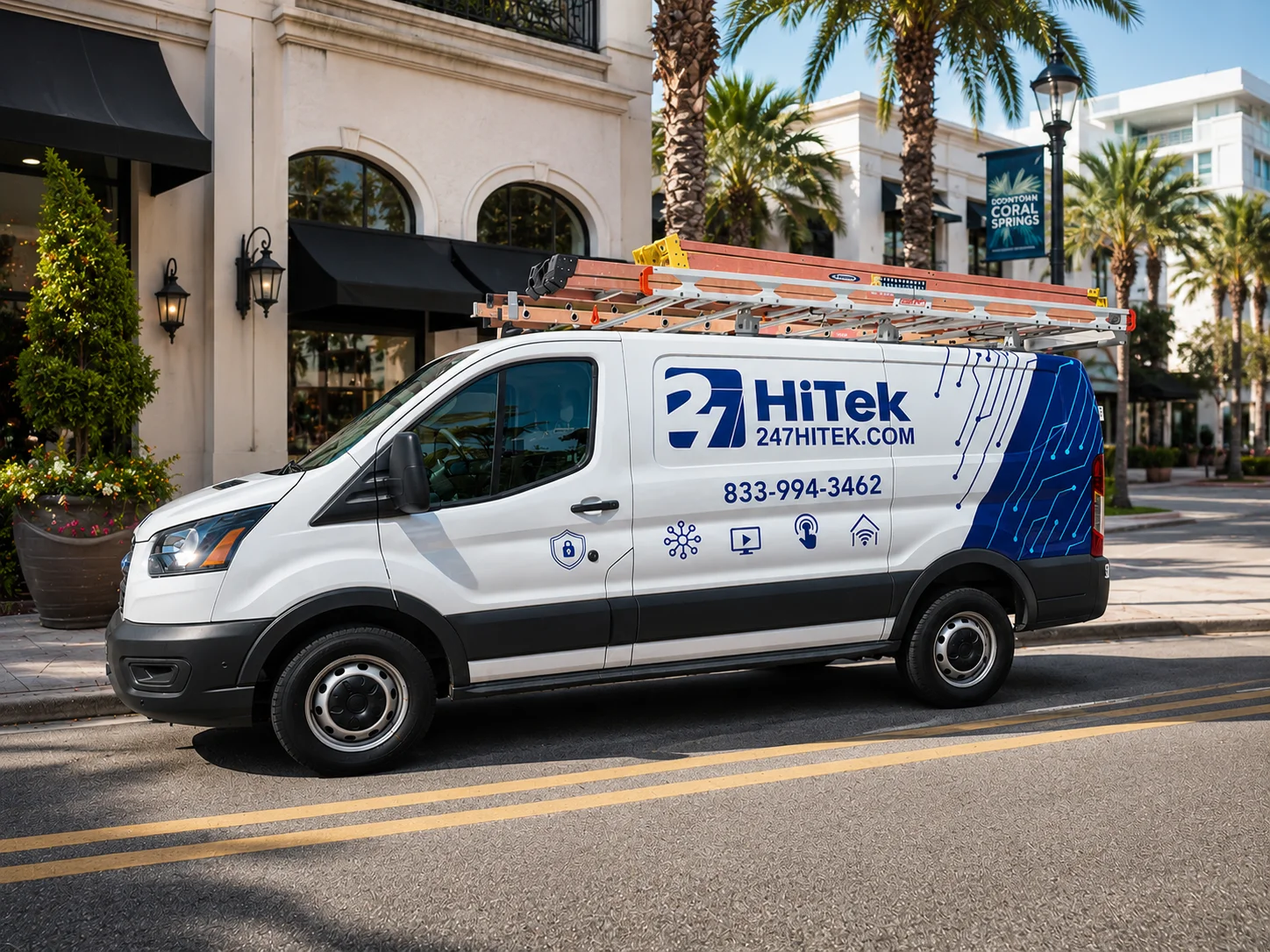 Hi-Tek Services Truck Wrap