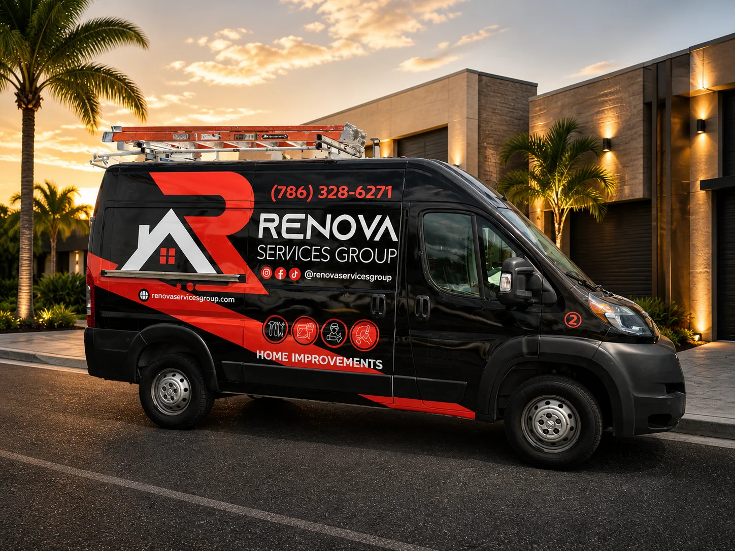 Renova Services Group Vehicle Wrap