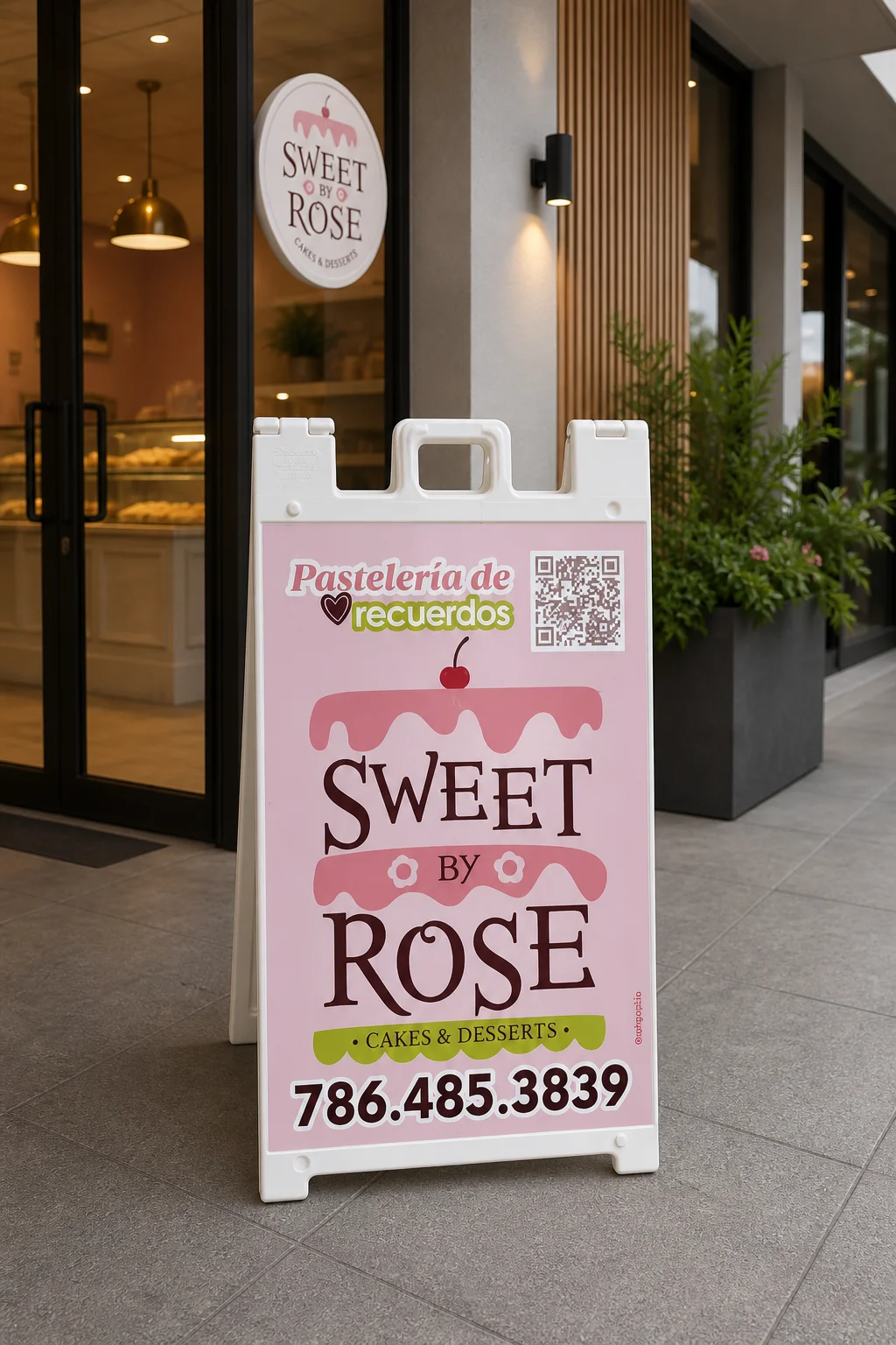 Sweet by Rose Sign Board