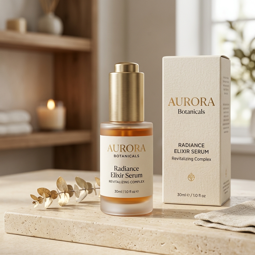 Ethereal Skin cosmetics branding