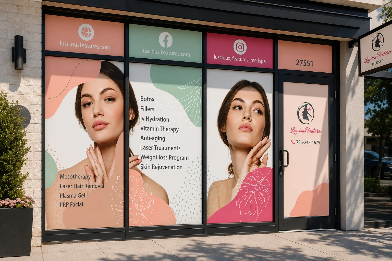 Luscious Features Store Front